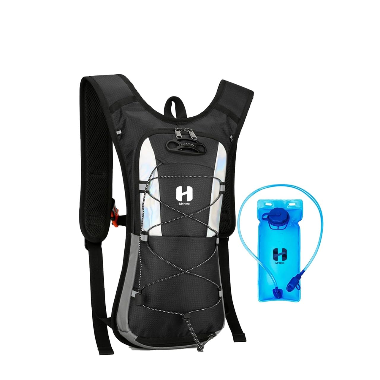 Mr Hero Hiking Backpack with 2L Water Pack – Insulated Water Backpack for Hiking, Cycling, Running, Rock Climbing & Outdoor Adventures