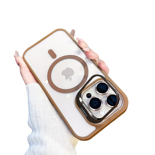 Mr Hero Phone Case Compatible with iPhone 15 Pro Max – MagSafe Compatible, Military Grade Shockproof, Back Lens Kickstand, Sliding Camera Cover, Slim Protective iPhone Phone Case