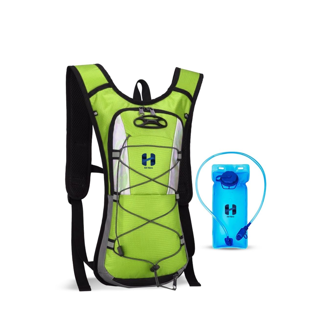 Mr Hero Hiking Backpack with 2L Water Pack – Insulated Water Backpack for Hiking, Cycling, Running, Rock Climbing & Outdoor Adventures