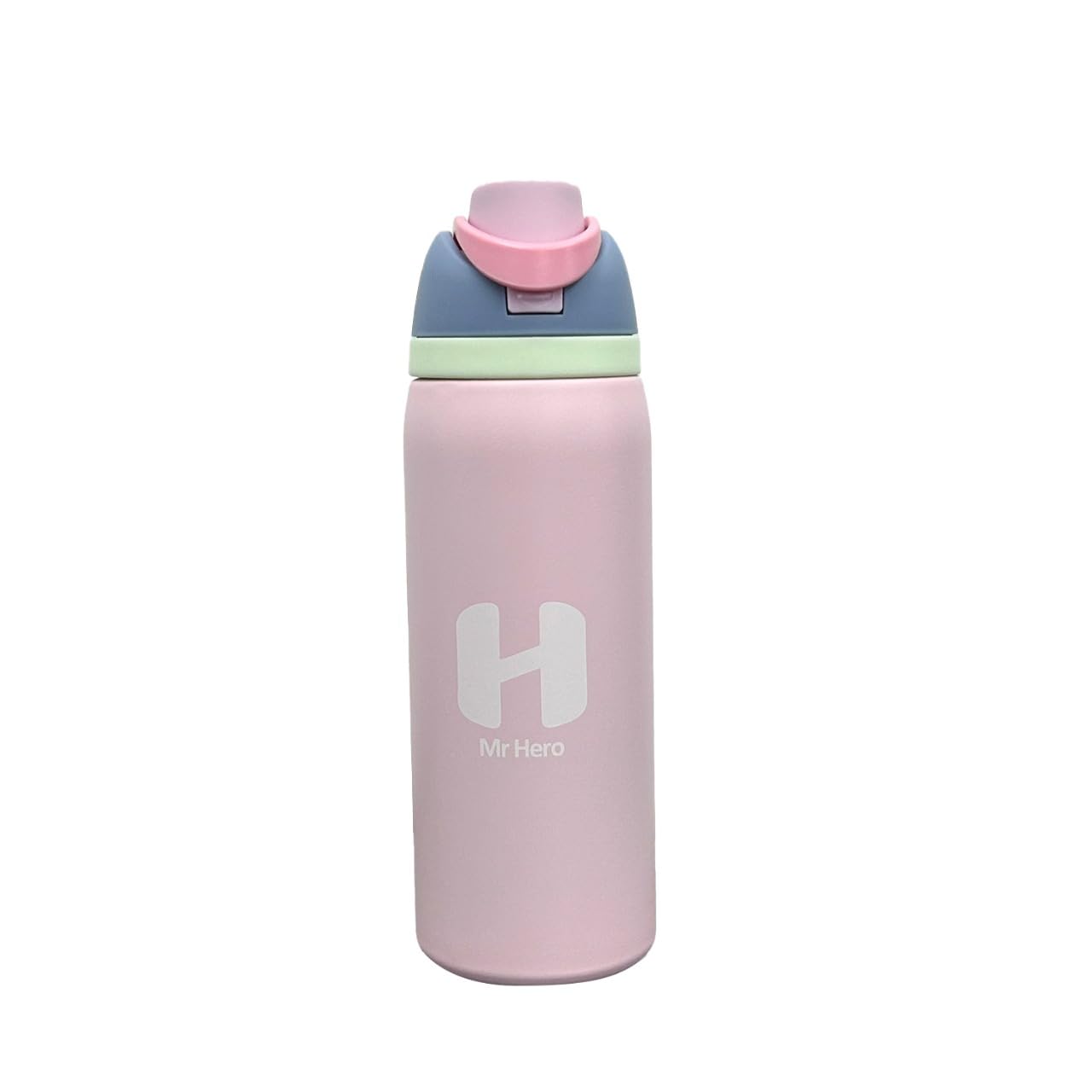Mr Hero FreeSip Insulated Stainless Steel Water Bottle with Straw – BPA-Free Sports Water Bottle for Travel, Gym & Outdoor Use – 32oz & 24oz