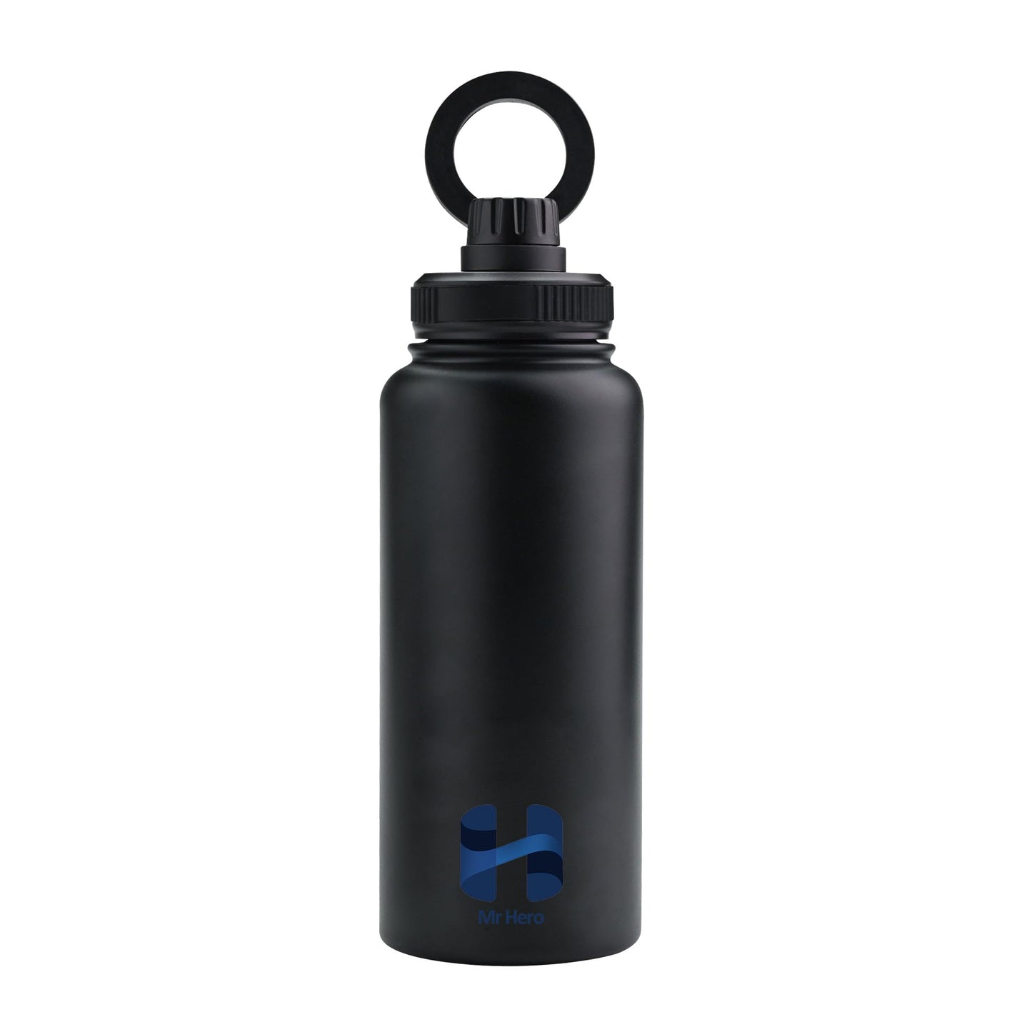Mr Hero Water Bottle with Magnetic Phone Holder – MagSafe Compatible for All Phones – Stainless Steel, Leakproof, Insulated Water Bottle – Ideal for Sports, Yoga, Pilates & Content Creation