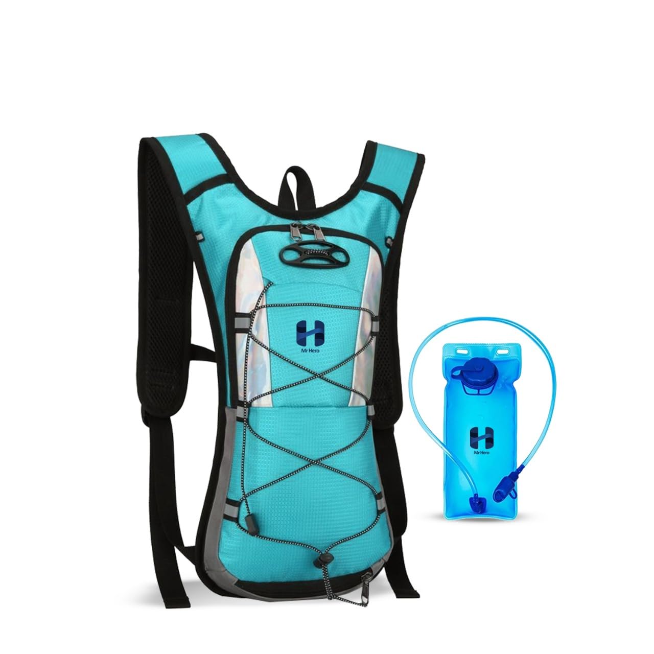Mr Hero Hiking Backpack with 2L Water Pack – Insulated Water Backpack for Hiking, Cycling, Running, Rock Climbing & Outdoor Adventures